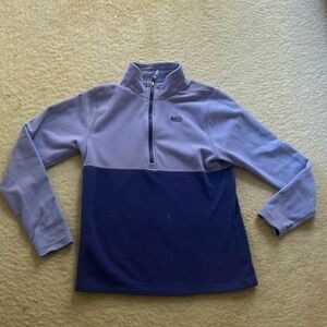 REI FLEECE HALF ZIP PULLOVER S